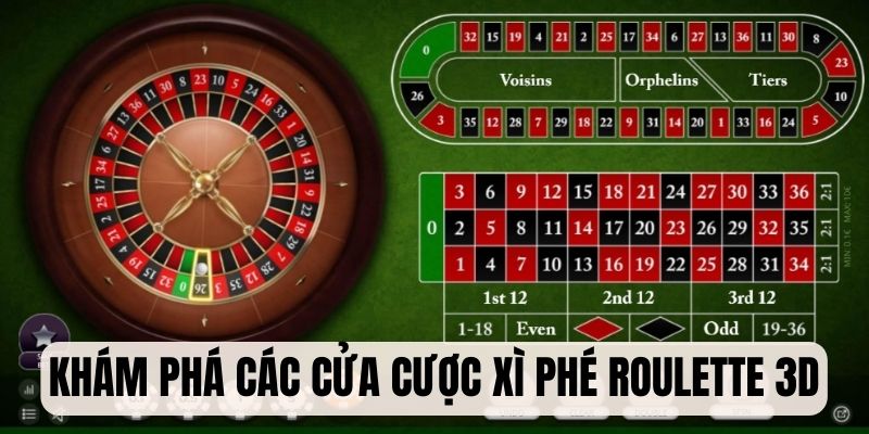Xì Phé Roulette 3D - Bí Quyết Thắng Lớn Cho Newbie 2025 6 Khám phá các cửa cược game Xì Phé Roulette 3D